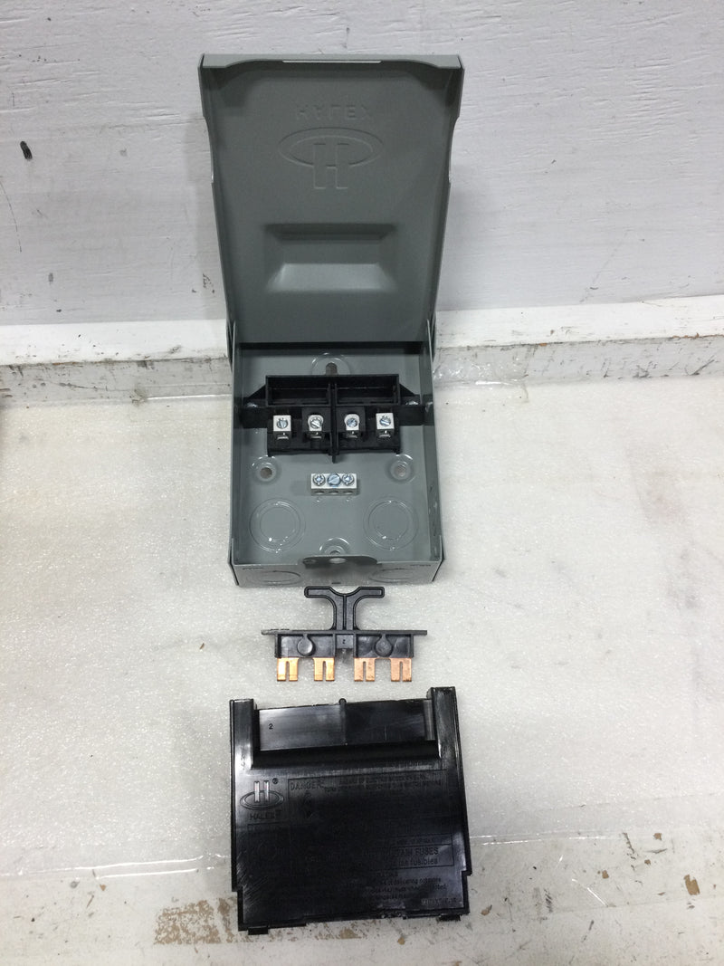 Halex HNF60R 60A 120/240VAC Non-Fused AC Pull Out Disconnect