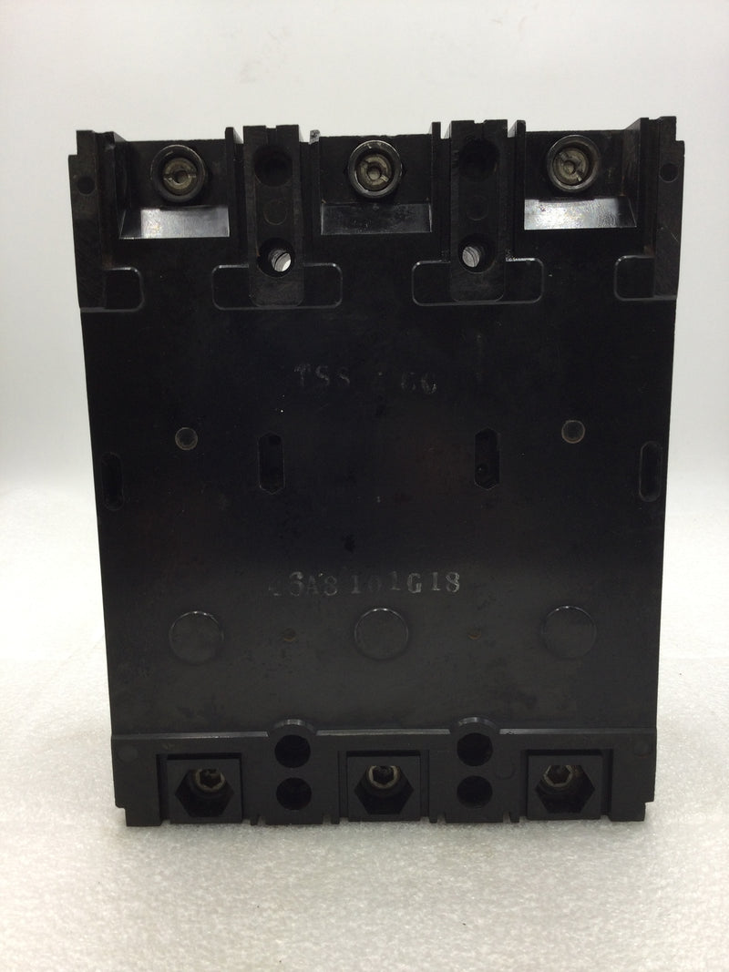 Westinghouse 46A8101G18 125 Amp 3 Pole 600 VAC AB DE-ION Circuit Breaker with Adjustable Trip