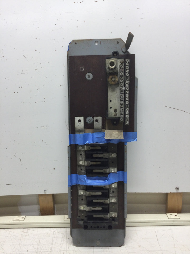 Square D QON-20M-150 Series C2 150 Amp 120/240 VAC 1 Phase 3 Wire 10 Space Panel Guts