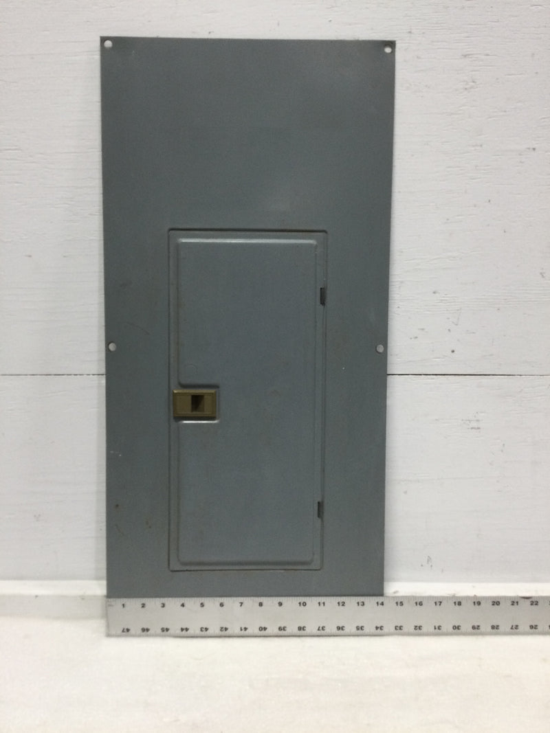 Square D QOC30U 200 Amp 30 Space QO Load Center Cover/Door Only With Main 1 Phase 3 Wire 29 7/8" x 14 1/4"