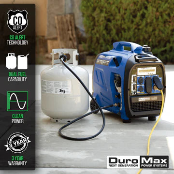 DuroMax XP2300iH 2,300 Watt Dual Fuel Portable Digital Inverter Generator 50-State