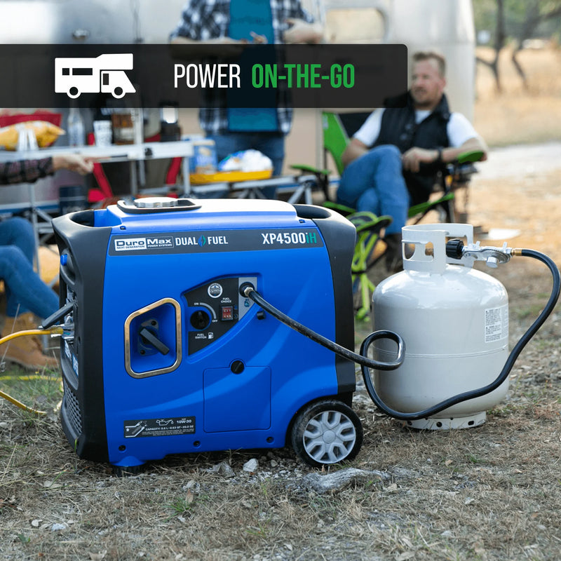 DuroMax XP4500iH 4,500 Watt Dual Fuel Portable Digital Inverter Generator 50-State