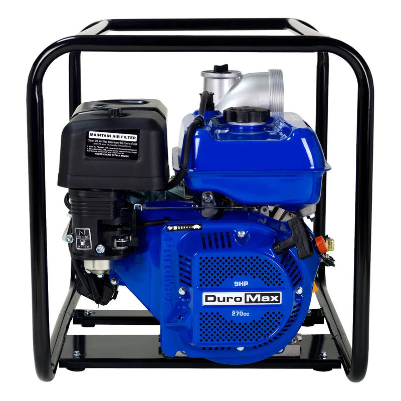 DuroMax XP904WP 270cc 427-Gpm 4" Gas Powered Portable Semi-Trash Water Pump