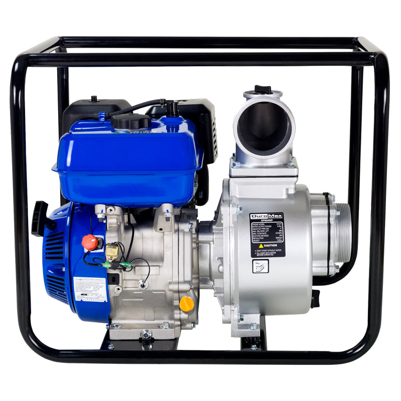 DuroMax XP904WP 270cc 427-Gpm 4" Gas Powered Portable Semi-Trash Water Pump