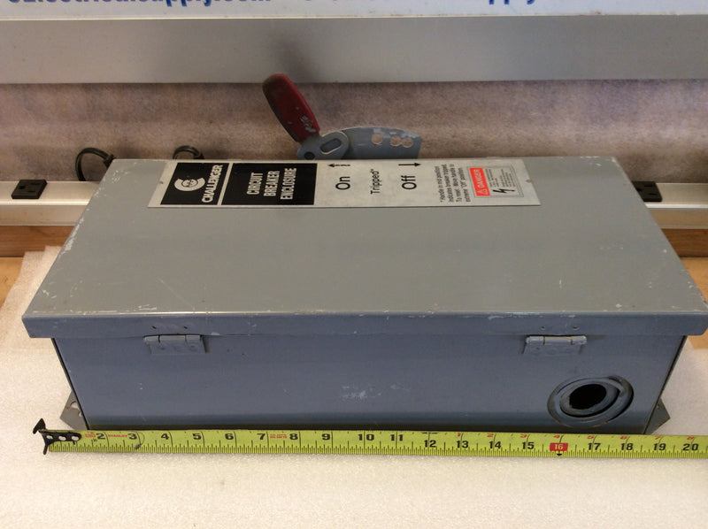 Challenger RCE10 100A 600VAC Nema3R Circuit Breaker Disconnect Enclosure