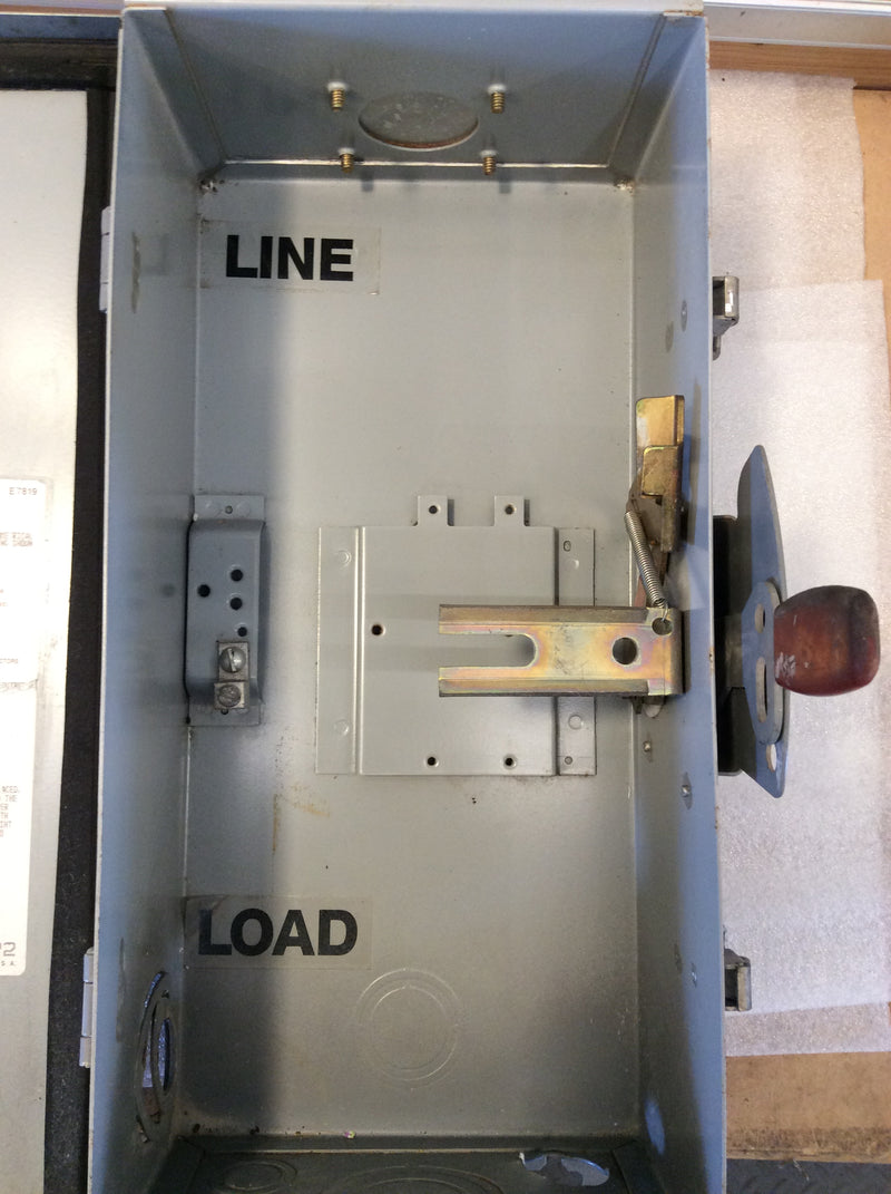 Challenger RCE10 100A 600VAC Nema3R Circuit Breaker Disconnect Enclosure