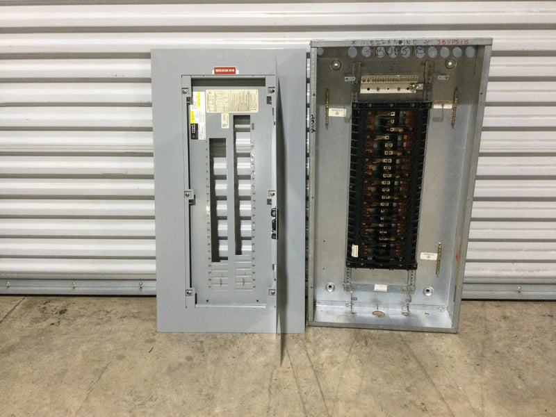 General Electric AQF3361ATX Main Breaker 125A 208Y/120V Distribution Panel 36 Cir 3Ph 4 Wire (Please See Photos)