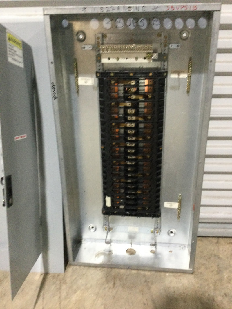 General Electric AQF3361ATX Main Breaker 125A 208Y/120V Distribution Panel 36 Cir 3Ph 4 Wire (Please See Photos)