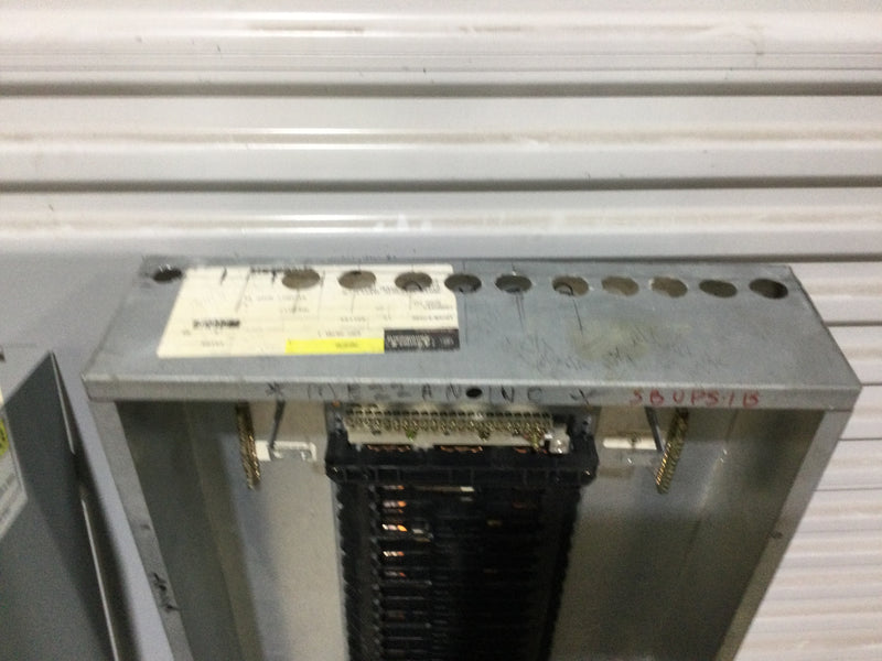 General Electric AQF3361ATX Main Breaker 125A 208Y/120V Distribution Panel 36 Cir 3Ph 4 Wire (Please See Photos)