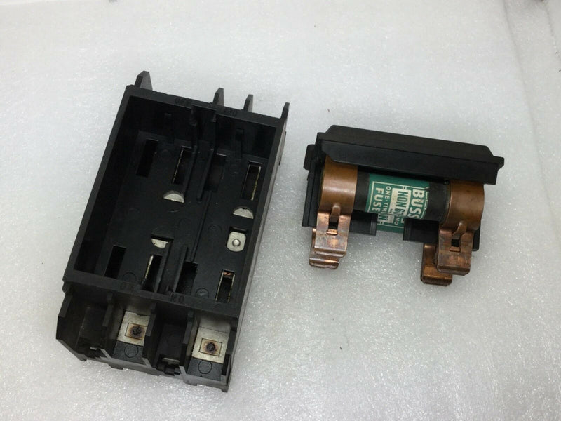 Fpe 60 Amp Fuse Holder Pull Out With Fuses And Base