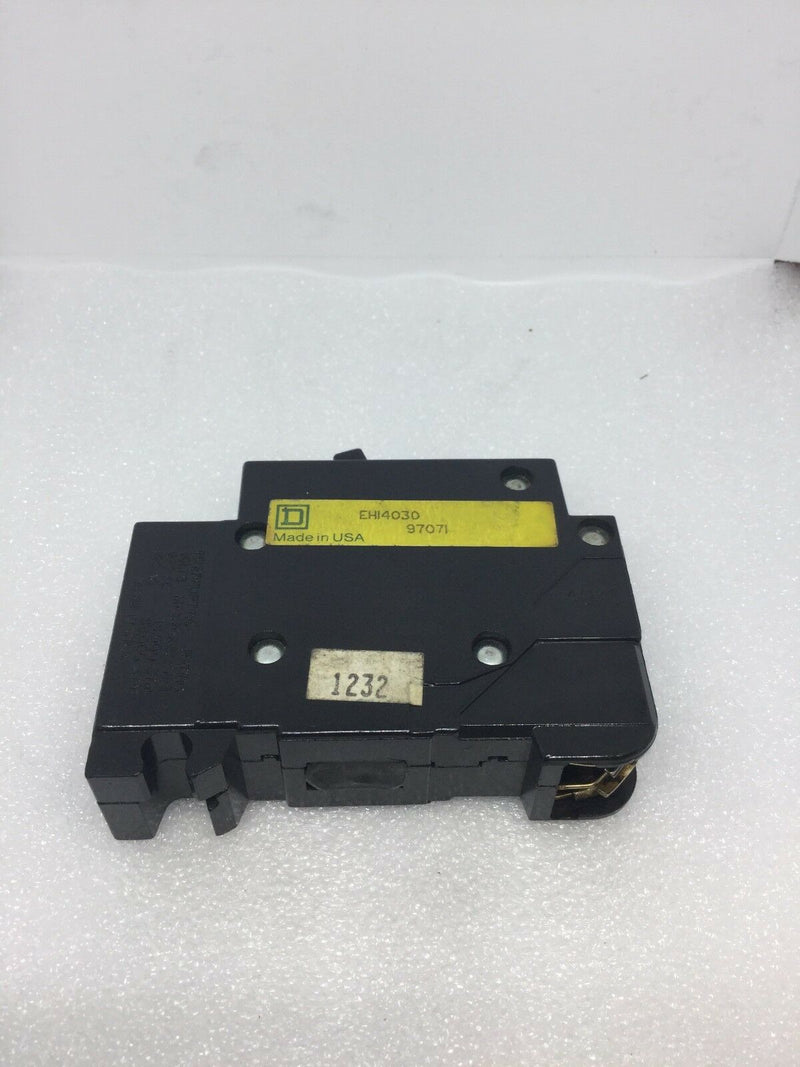 Square D 30 Amp Circuit Breaker 277 Vac 1 Pole Eh14030