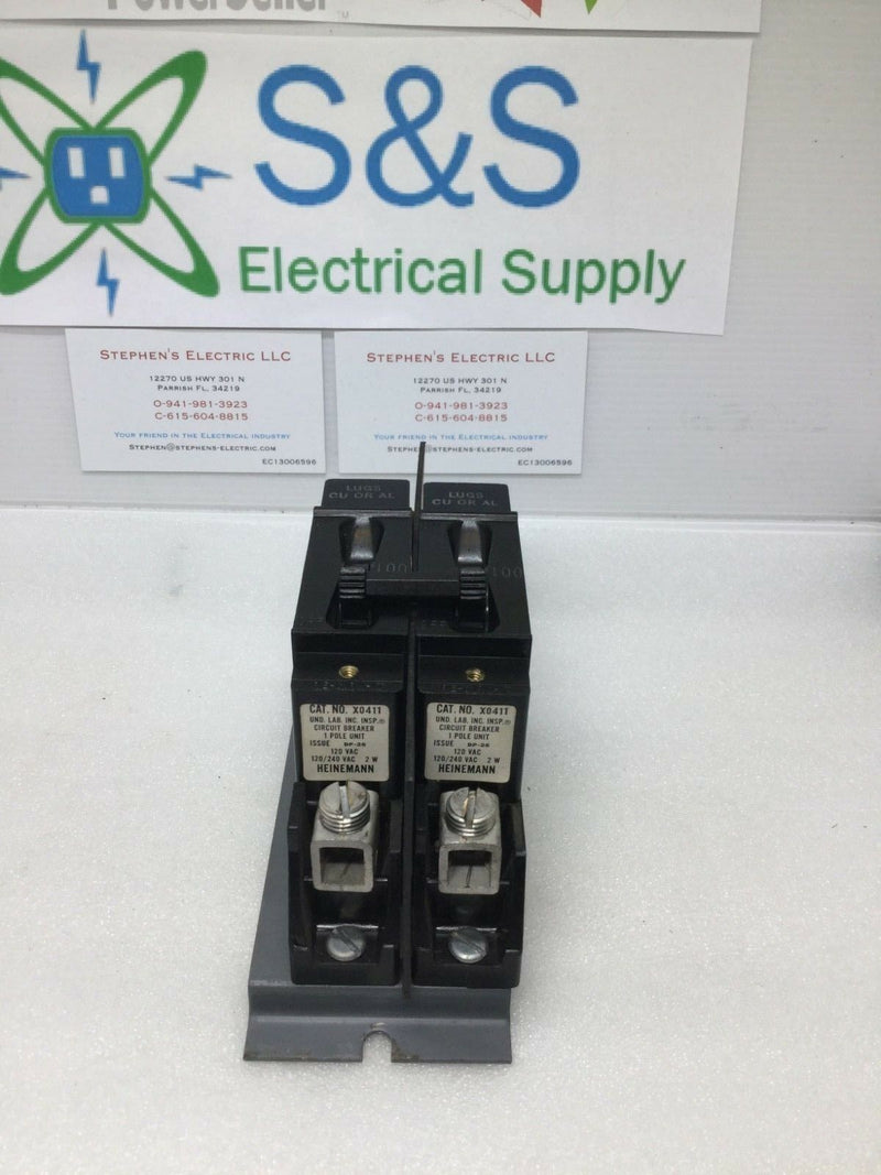 100 Amp Heinemann Main Circuit Breaker For Wadsworth 100 Amp Main X0411