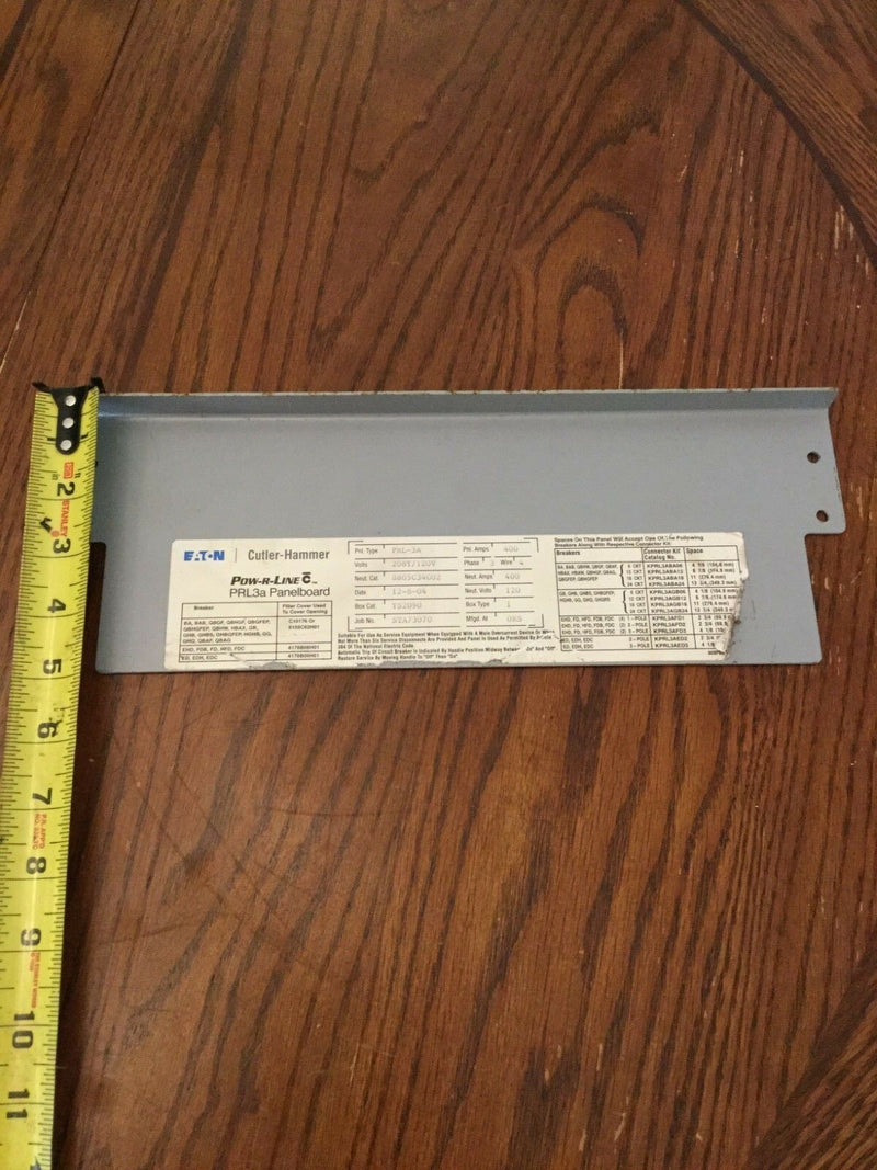 Cutler Hammer Pow-R-Line Prl3a Panel Board Cover Only