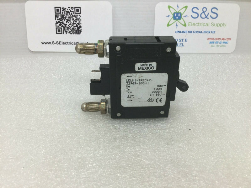 Airpax Lelk1-1rec4r-32969-100-V 100a Circuit Breaker