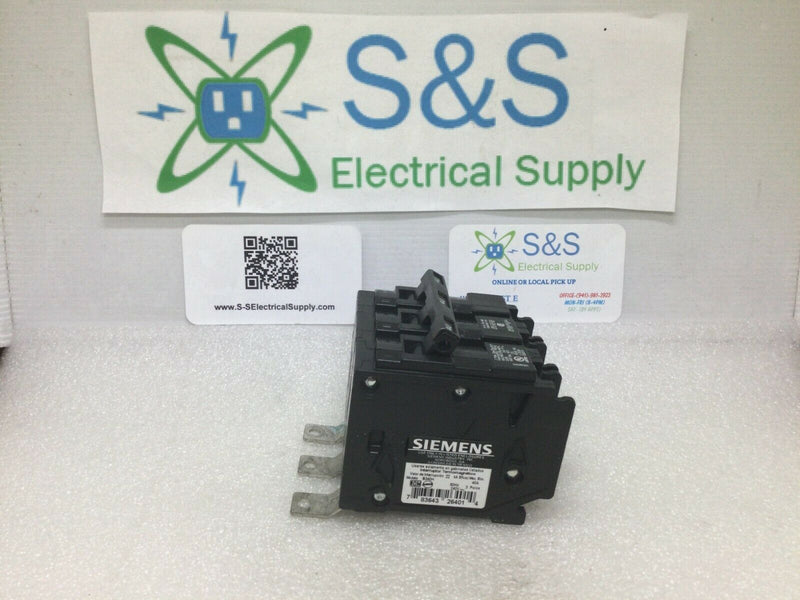 Siemens BLH B340H 3 Pole 40 Amp 240vac Bolt In Circuit Breaker