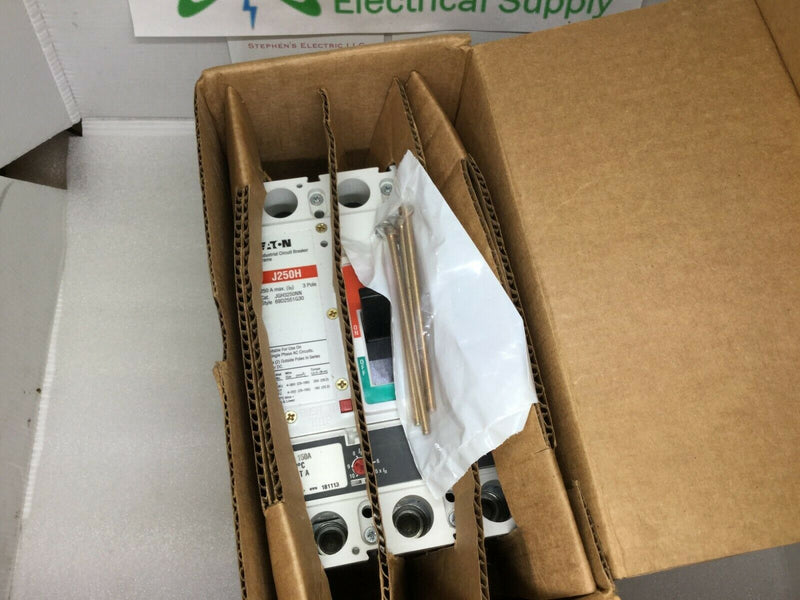 Eaton Jgh3150fag 3p Standard Circuit Breaker 150a 600vac Jgh3250nn W/150 Trip