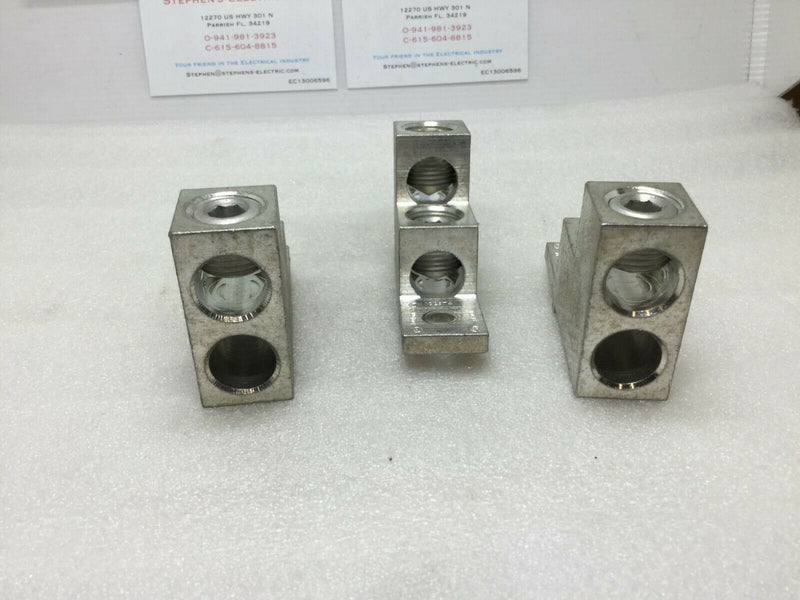 (1) Ilsco D2874 Mechanical Aluminum Lug  Al9cu 300mcm-6 Stacked Lug