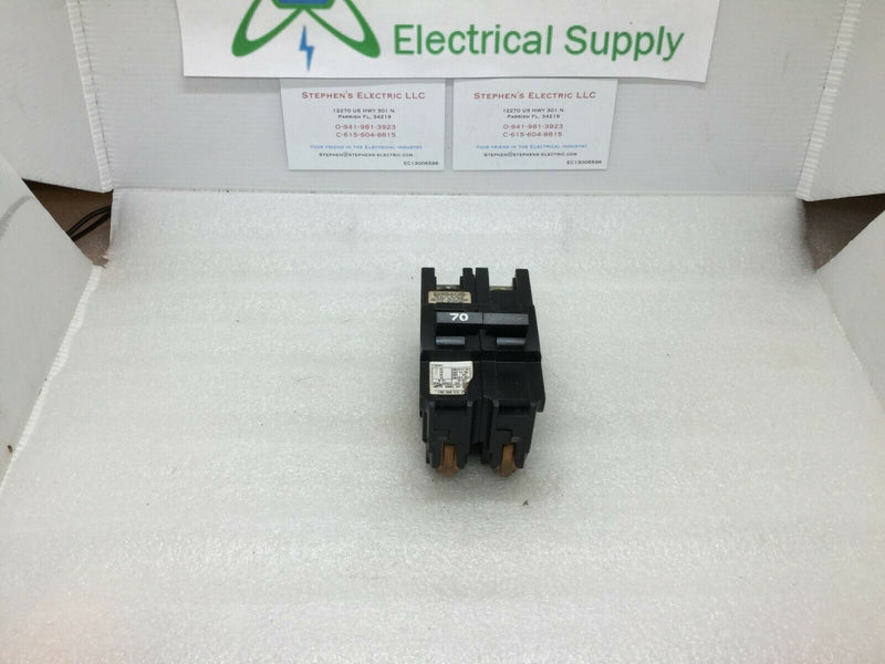 Challenger Stab-Lok  Na270 70-Amp 2 Pole  Circuit Breaker Thick