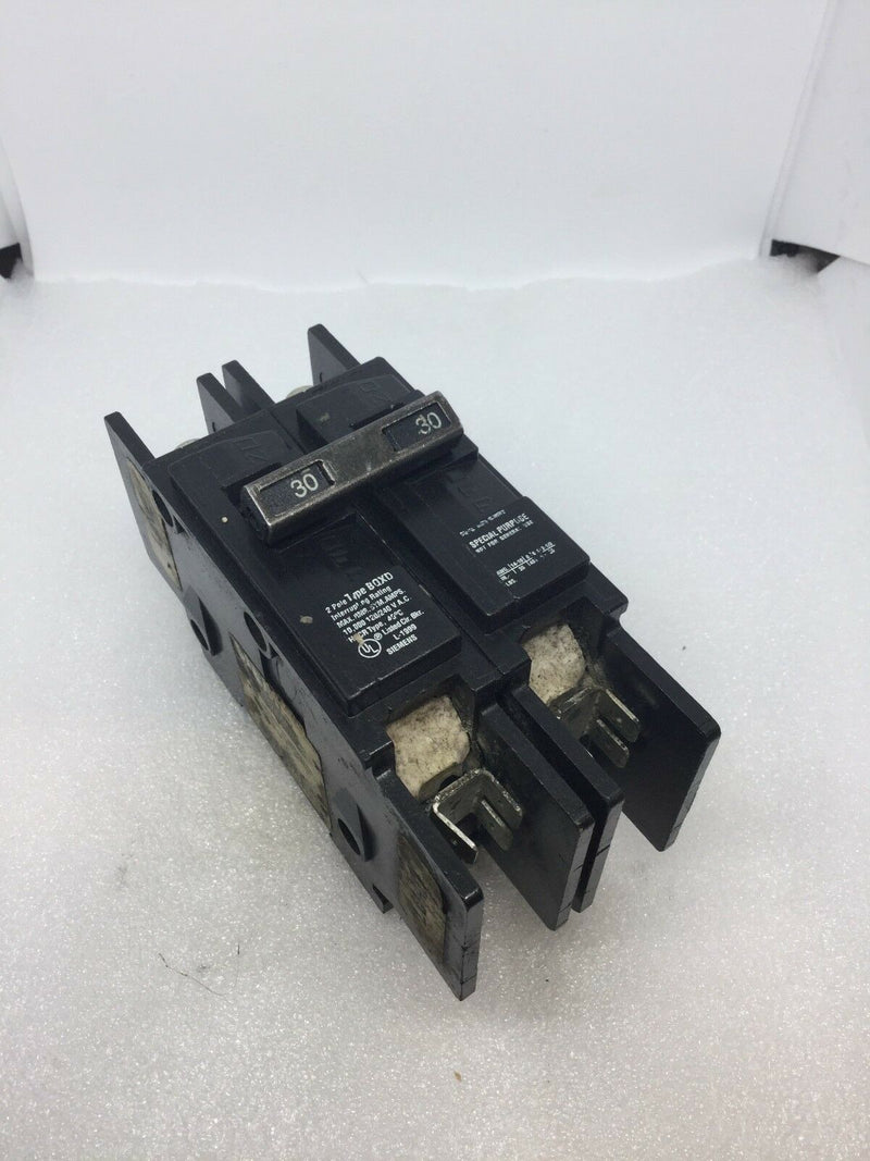 Siemens Circuit Breaker 30a Bq2b030qxd