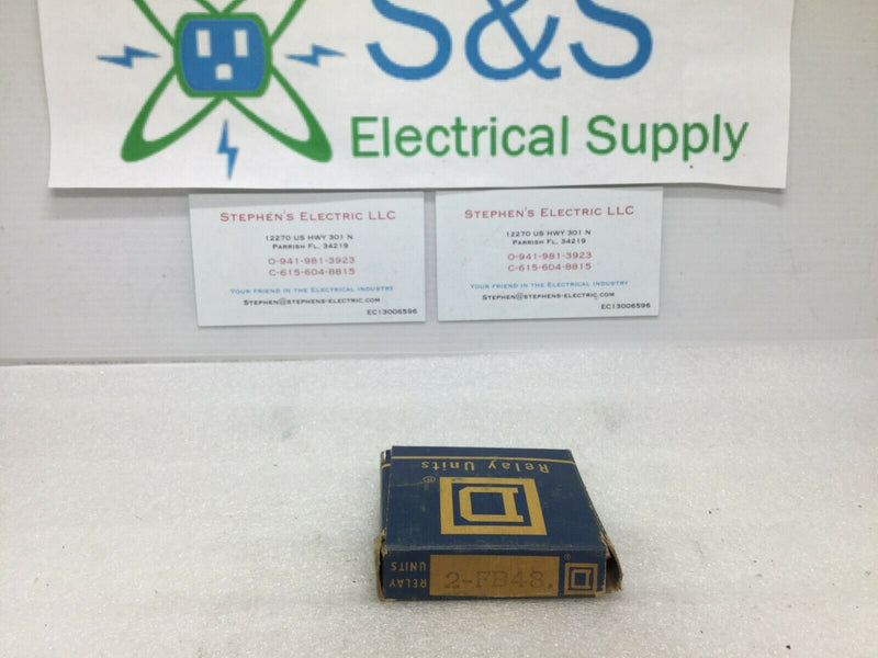 Square D Fb48. Overload Relay Thermal Unit