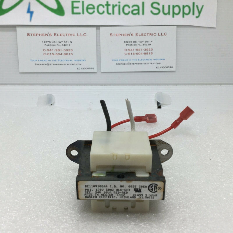 Basler Electric Be110910gaa Transformer 120v 60hz