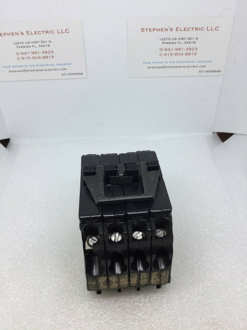 Qt1-24020 Ite 2 Pole 40 Amp 20 Amp Quad Circuit Breaker