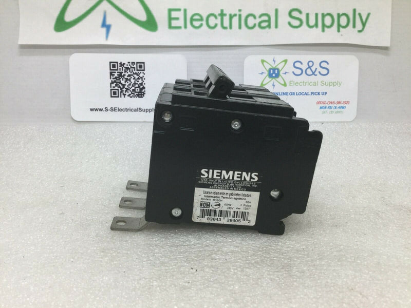 Siemens B380h Blh 3 Pole 80 Amp 240 Volt  B380h Circuit Breaker