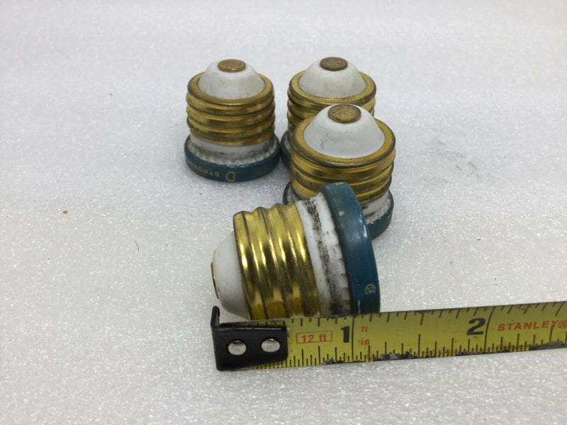 (Lot Of 4) T 15 F, 15 Amp Fusetron Dual-Element Fuses (Bin 2)