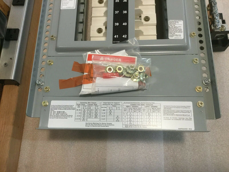 (1) Cutler Hammer Pow-R-Line C Prl2a Panel Board 480/277v 150 Amp 42 Space