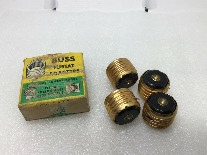 (4) New Box Of 4 Buss Fustat Sa-20 Fuse Adapters (Bin 2)