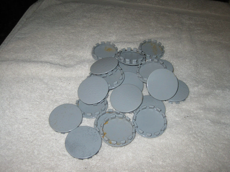 (Lot Of 24) Gray Knock Out Plugs