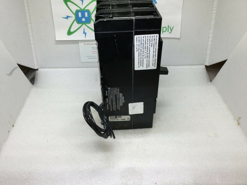 Square D Kal361501021 Circuit Breaker, 150 Amp, 120-240 Vac Shunt Trip,