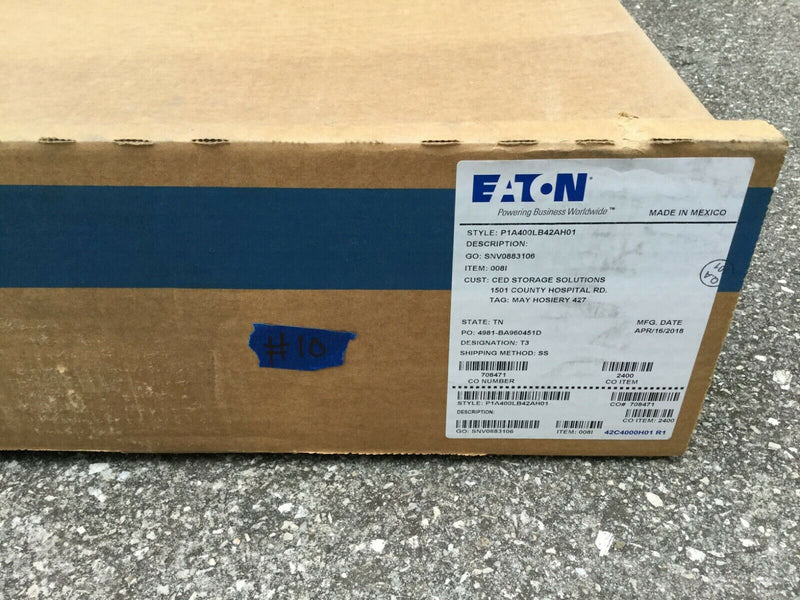 Eaton Cutler-Hammer Prl1a P1a400lb42ah01 400 Amp 208/120v Panel,Cover Flush