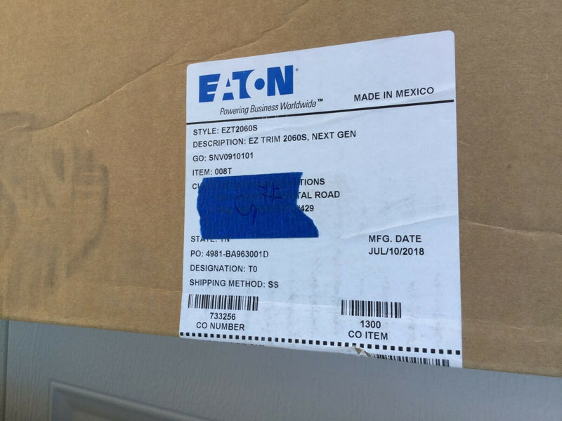 Eaton Cutler-Hammer Prl1a P1a400lb42ah01 400 Amp 208/120v Panel,Cover & Can Pack