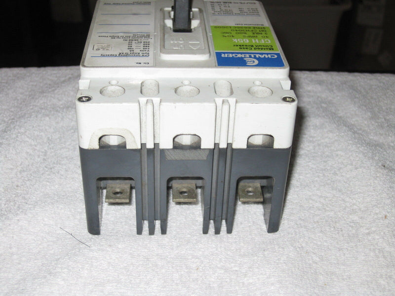 Challenger Cfh3040 40-Amp 3-Pole Cfh 65k Circuit Breaker 40a 3p 600v