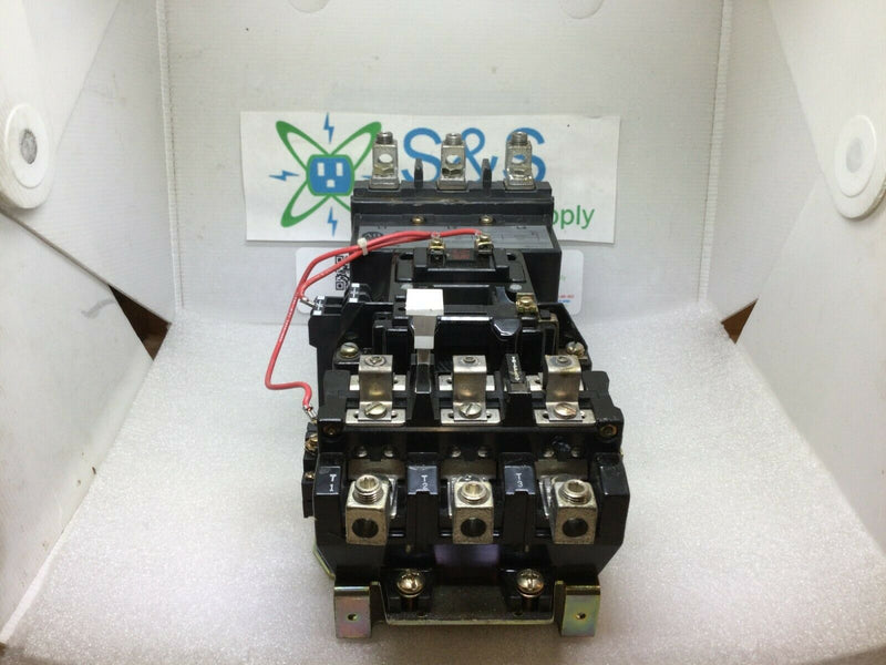 Allen Bradley Contactor-Starter 509-DOD Size 3 50 Hp @ 460v 115/120v Coil