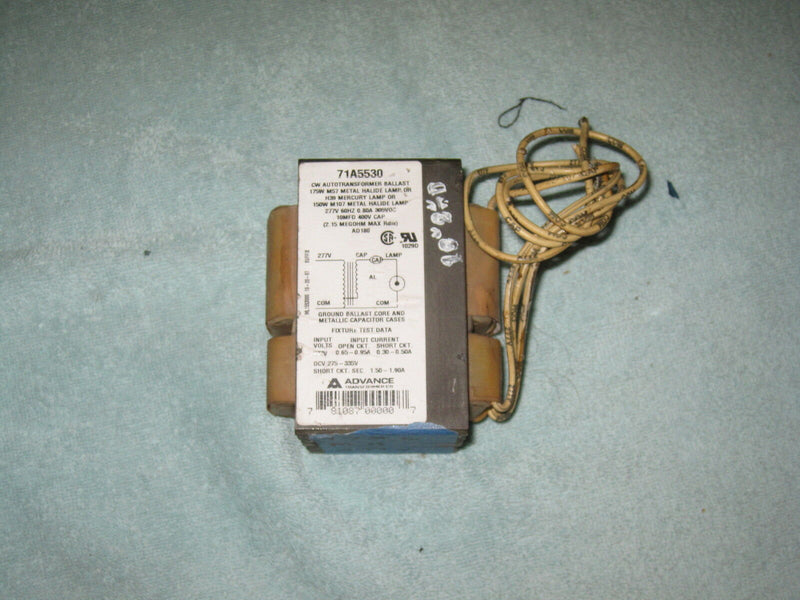 Advance 71a5530 Auto Transformer