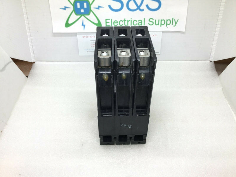 Siemens Ed4 Ed43b080 3 Pole 80 Amp 480v Circuit Breaker Black/Blue