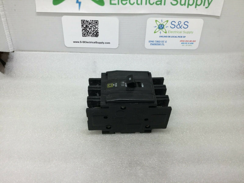 Square D Qou360 3 Pole 60a Circuit Breaker Din Rail Type 60 Amp