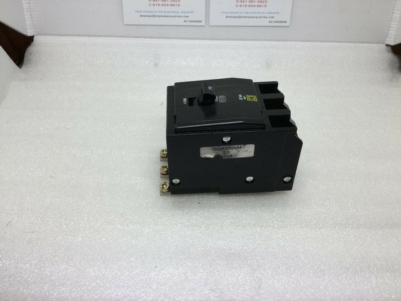 Qob370vh Square D 3 Pole 70 Amp 240 V Bolt On Circuit Breaker