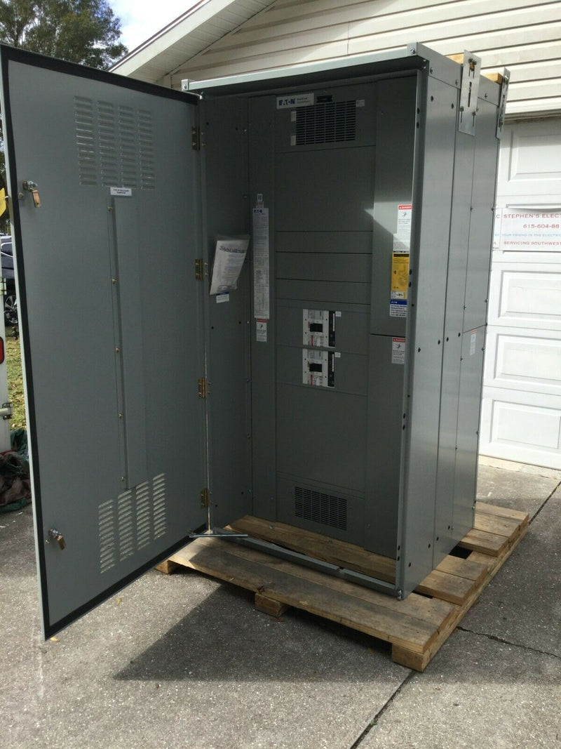 Eaton Cutler-Hammer Panel Prl-C 208/120 volt 100ka 4 Wire 1600 amp Nema3r 2- Hmdl3800f