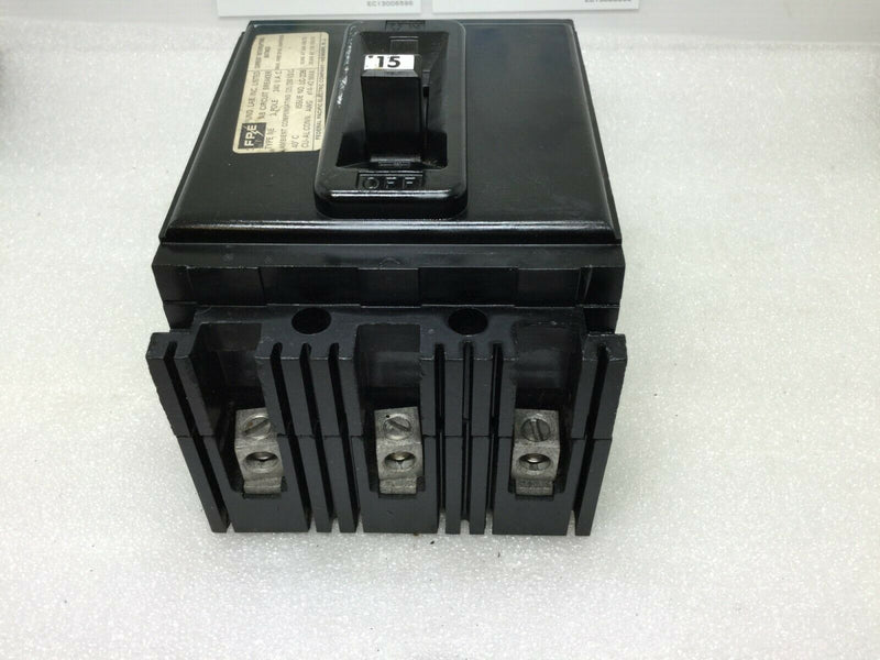 Federal Pacific Fpe Ne32015 3-Pole 15-Amp 240volt Circuit Breaker 15a 240  3p