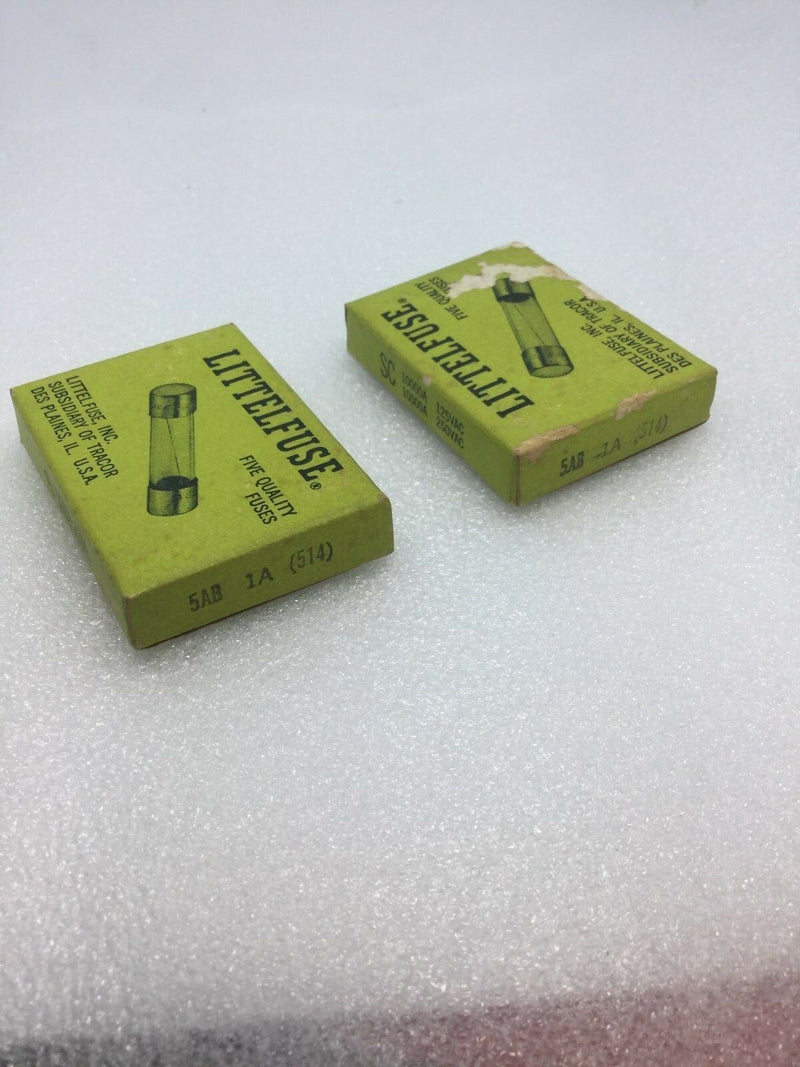 10 Pcs Of Littlefuse 5ab 1a (514), New