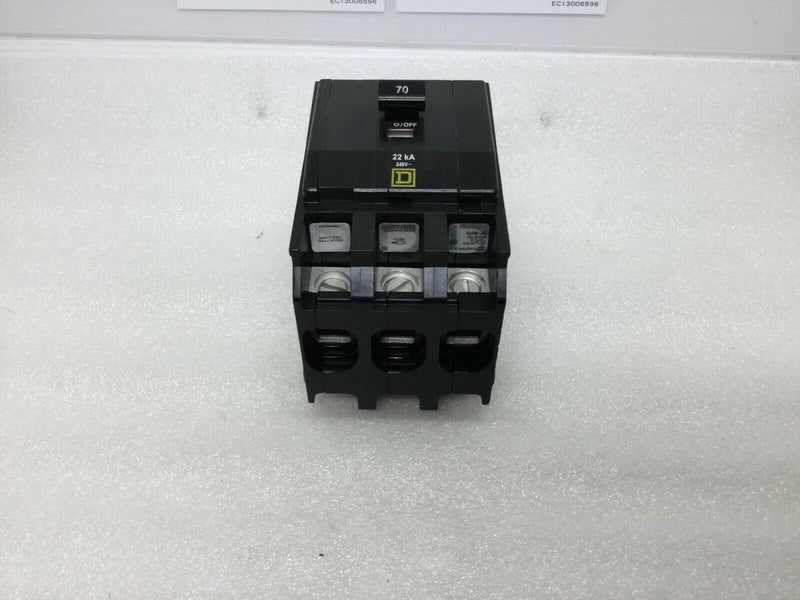 Qob370vh Square D 3 Pole 70 Amp 240 V Bolt On Circuit Breaker