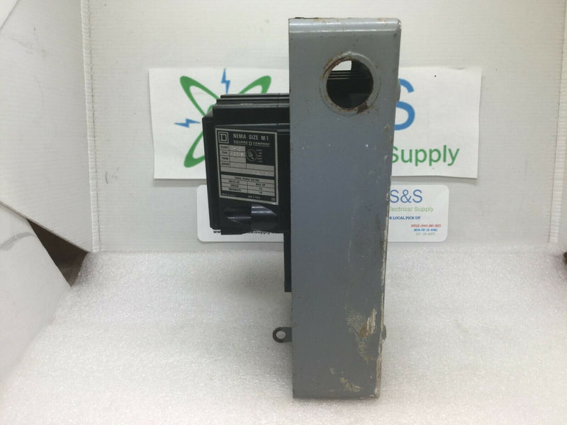 Square D 2510 MC03 Size M-1 Manual Motor Starter