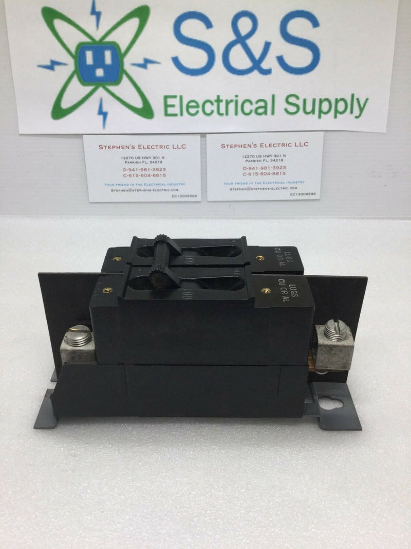 100 Amp Heinemann Main Circuit Breaker For Wadsworth 100 Amp Main X0411