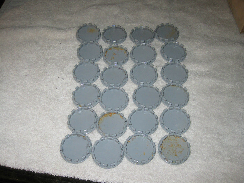 (Lot Of 24) Gray Knock Out Plugs