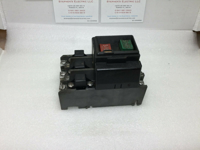 Allen Bradley 609-B0w Manual Starter 3p Size 1 609-Bow