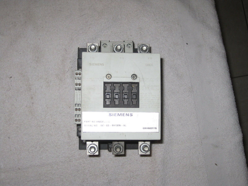 Siemens 3rt1 055-6af36 Sirius Contactor, 3 Poles, 75kw / 400v, 110/127v Coil