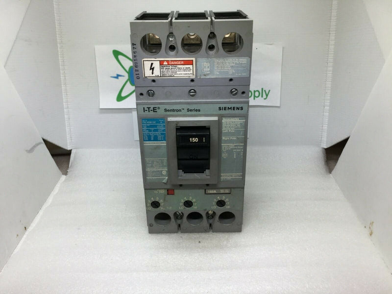 Siemens/ITE FXD63B150 150 Amp 3 Pole 600v Type FXD6 150 Amp Mag Trip Circuit Breaker